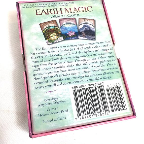 Earth Magic Oracle Cards by Steven D. Farmer - Picture 5 of 7